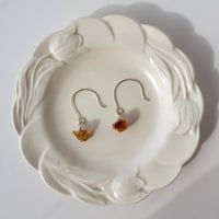 Image 4 of Citrine Hook Earrings | Silver