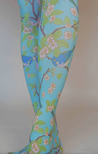 Image 4 of Plum and Bird Tights