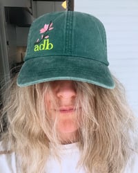 Green Cherry Blossom Hat