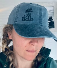 Charcoal Cherry Blossom Hat