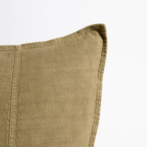 Image of Olive Green Velvet Cushion