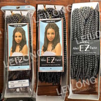 hair Afro Ez Twist Wig - Synthetic Box Braids, Lightweight & Natural