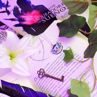 Image 4 of The raven cycle [Necklace + Keychain + Bookmark & sticker]
