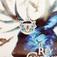 Image 1 of The raven cycle [Necklace + Keychain + Bookmark & sticker]