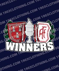 Image 2 of Aberdeen Scottish Cup Winners 2024-25 T-Shirt Navy