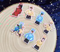 Image 3 of Star trek [Keychain + Sticker & Bookmark]