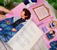 Image 3 of Red, white and royal blue [Dust Jackets]