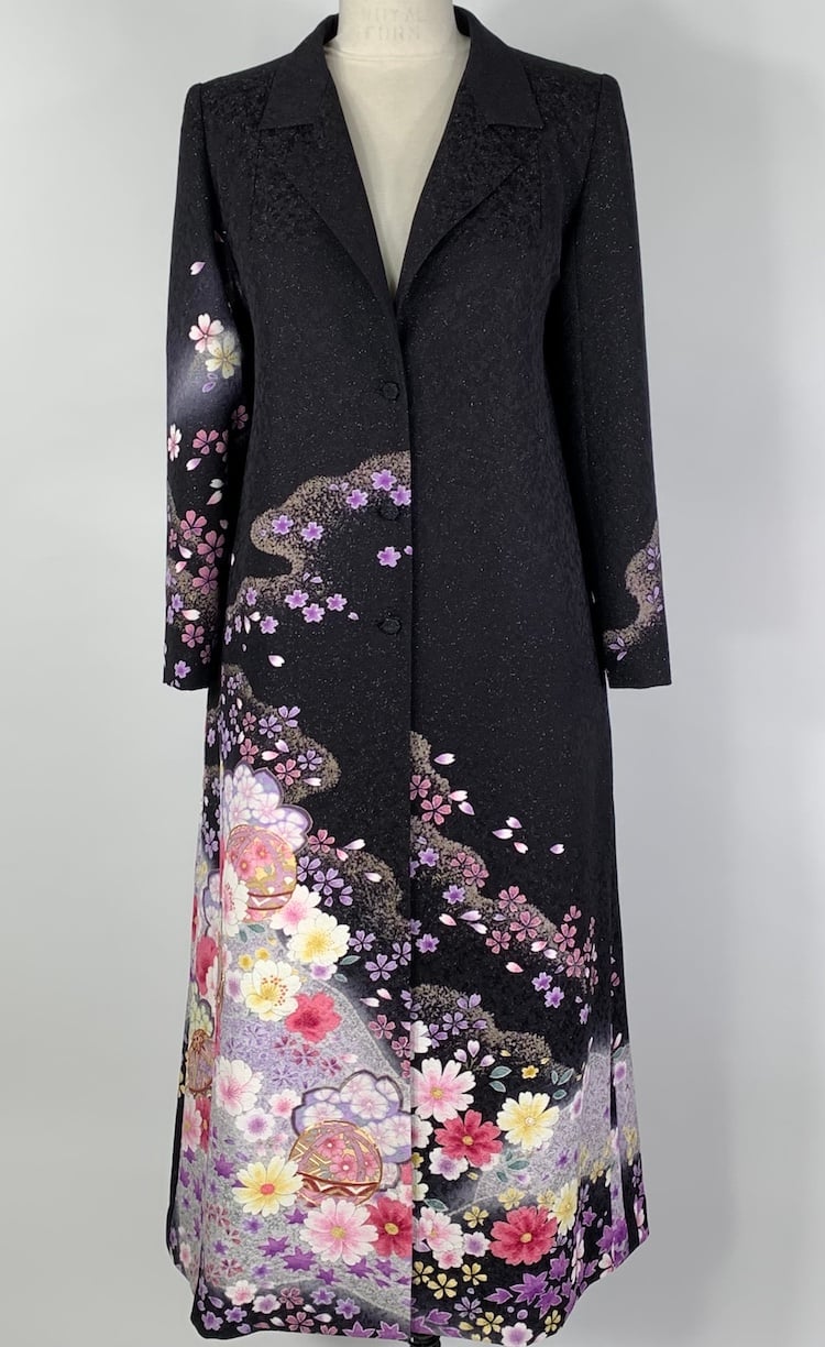 Image of Long Coat with Shell and Scarf