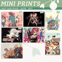 Image 3 of [ IN STOCK ] MINI PRINTS - Dandadan, Metaphor, OMORI, Persona, Splatoon 