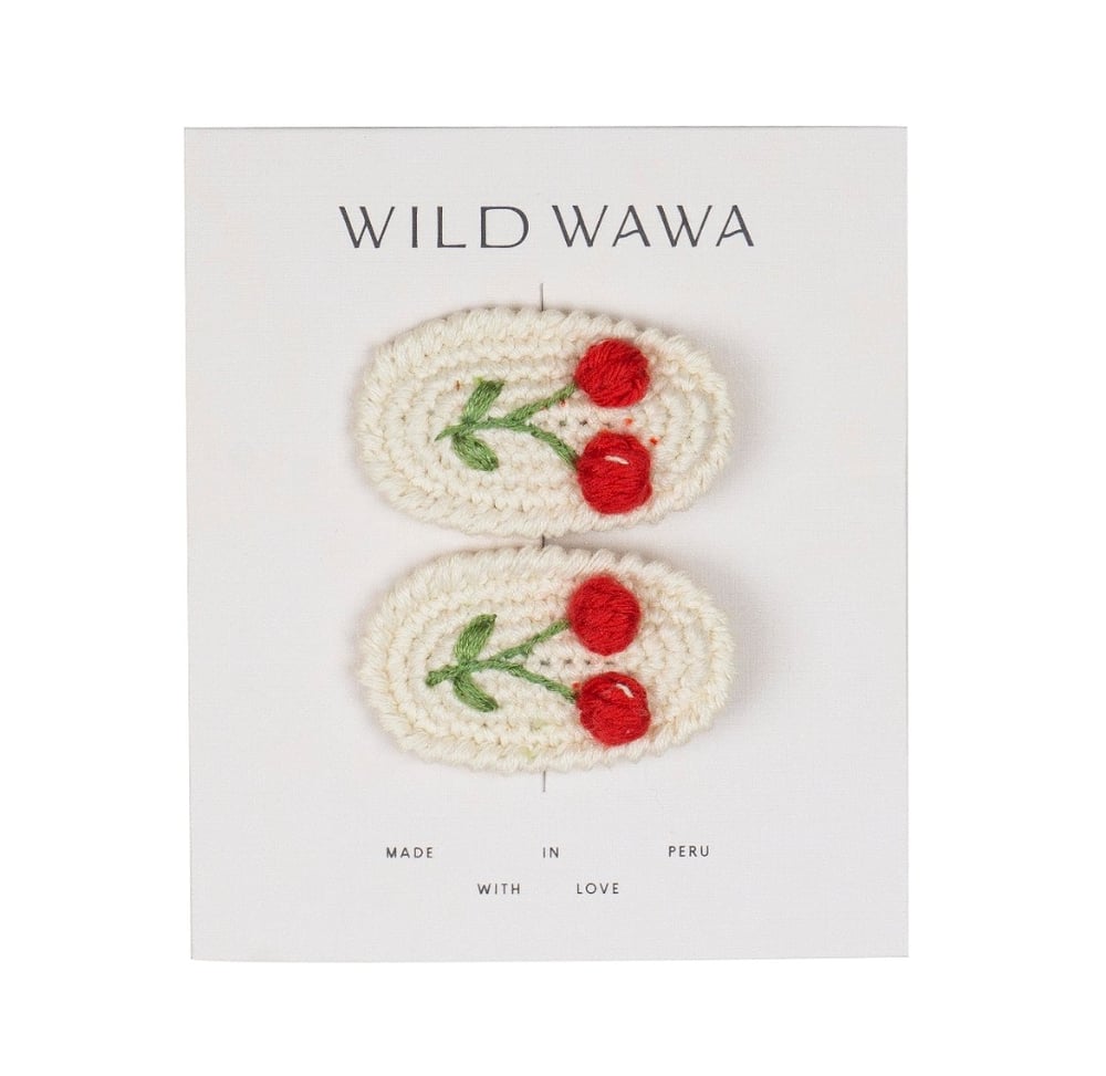Image of Crochet Clip Set - Cherries