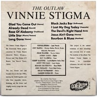 Image 2 of The Outlaw Vinnie Stigma LP With Signed 8” x 10” Still Pre-Order