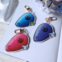 Image 2 of Clicker Trained Acrylic Keychains