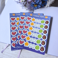 Image 1 of "Good Pet" Sticker Sheet