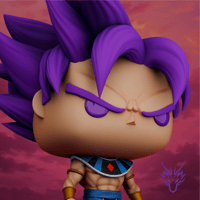 Image 3 of GOD OF DESTRUCTION GOKU ULTRA EGO DRAGON BALL SUPER CUSTOM FUNKO POP