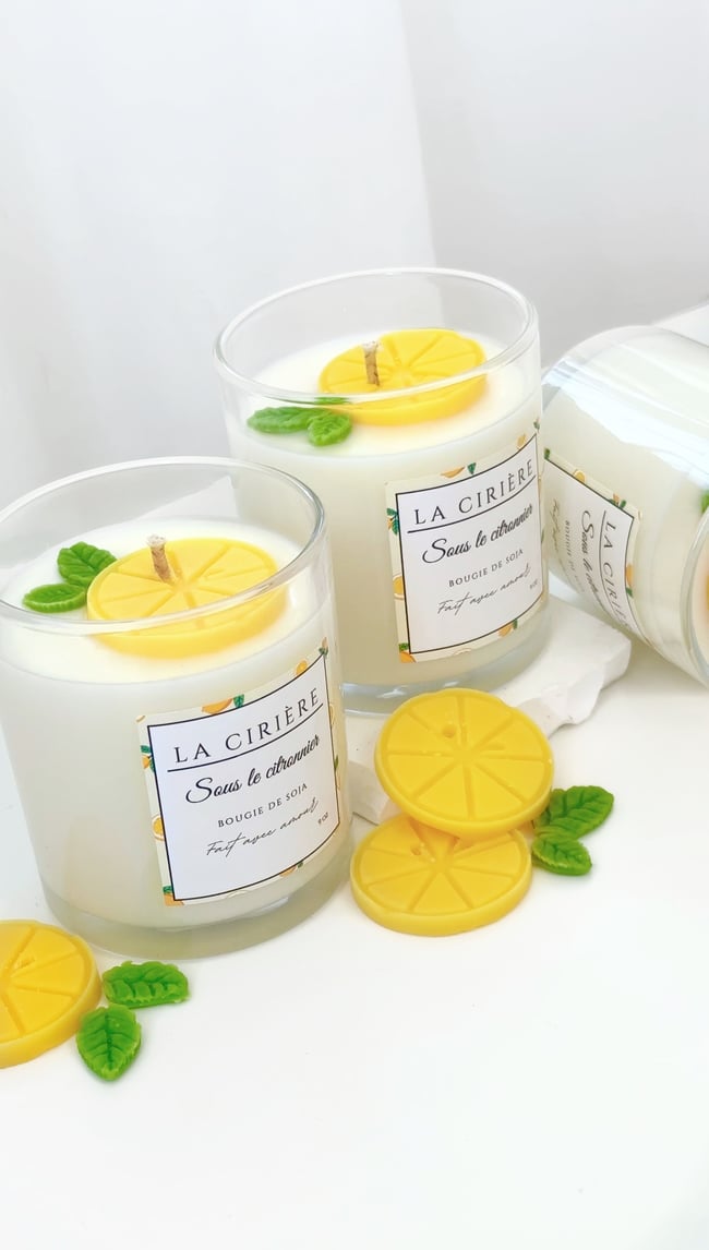Bougie citron