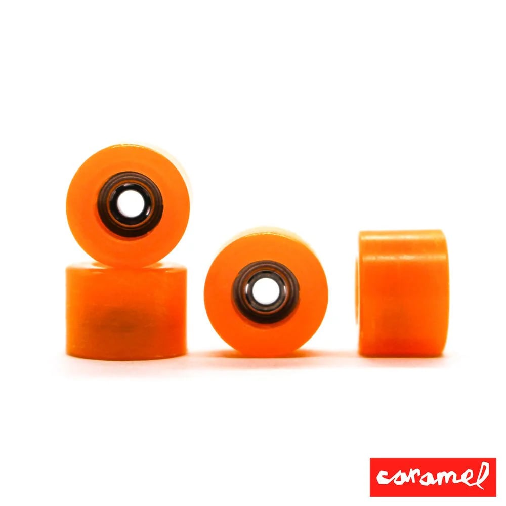 Caramel orange wheels 7mm