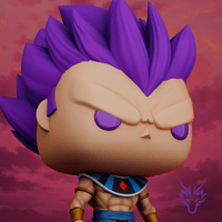 Image 3 of GOD OF DESTRUCTION VEGETA ULTRA EGO DRAGON BALL SUPER CUSTOM FUNKO POP