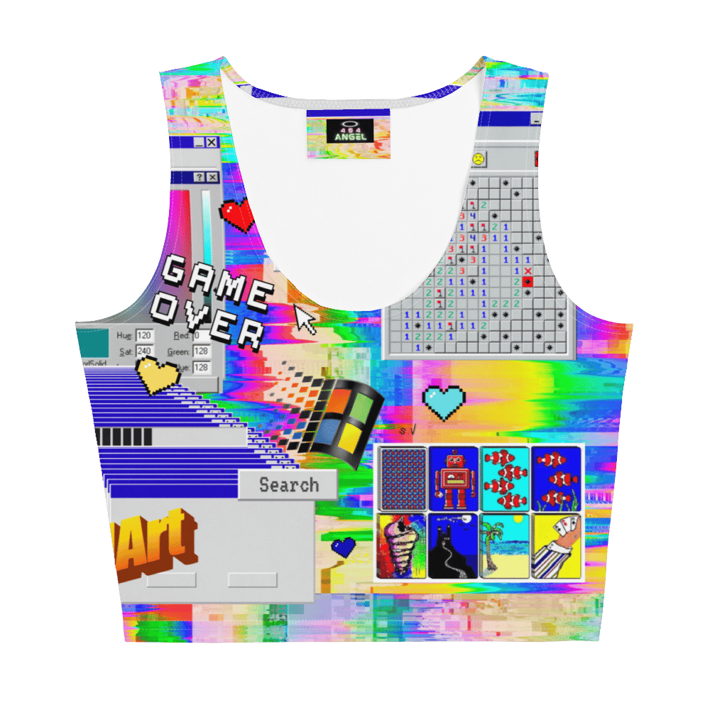 Windows 95 Crop tee