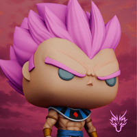 Image 3 of GOD OF DESTRUCTION VEGETA BLACK ROSE DRAGON BALL SUPER CUSTOM FUNKO POP