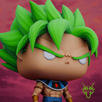 Image 3 of GOD OF DESTRUCTION GOKU LSSJ DRAGON BALL SUPER CUSTOM FUNKO POP