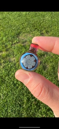 Image of Small Round flower of life pendant 