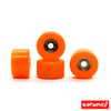 Caramel orange skate shape wheels 7.5mm