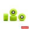 Caramel lime skate shape wheels 7.5mm