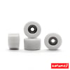 Caramel white skate shape wheels 7.5mm