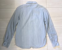 Image 7 of Momotaro Jeans striped cotton work shirt, made in Japan, size 40 (fits M)