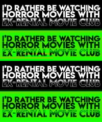 EX RENTAL BUMPER STICKER
