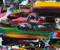 Image 3 of 'Lost In Translation' - Abstract Palette Knife Acrylic on Canvas Panel, 8x10 Framed