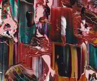 Image 3 of 'Butterfly Soil Glitter' - Abstract Palette Knife Acrylic on Canvas Panel, 8x8 Framed