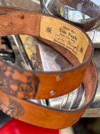 Image 5 of Original Tom Fugle Signed Unicorn Leather Belt 