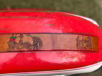 Image 6 of Original Tom Fugle Signed Unicorn Leather Belt 