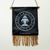 Image 2 of Laos, rearview mirror flag