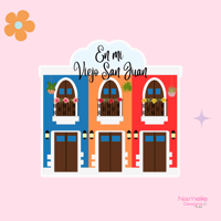 Image 2 of En mi Viejo San Juan Waterproof Sticker