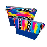 Image 2 of Bright Rainbow Zip Pouch Collection
