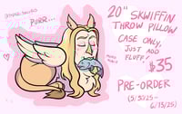 Image 3 of SKWIFFIN CHARM & THROW PILLOW (PRE-ORDER!!)