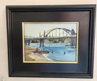 Image 1 of Siuslaw Bridge Oil Painting
