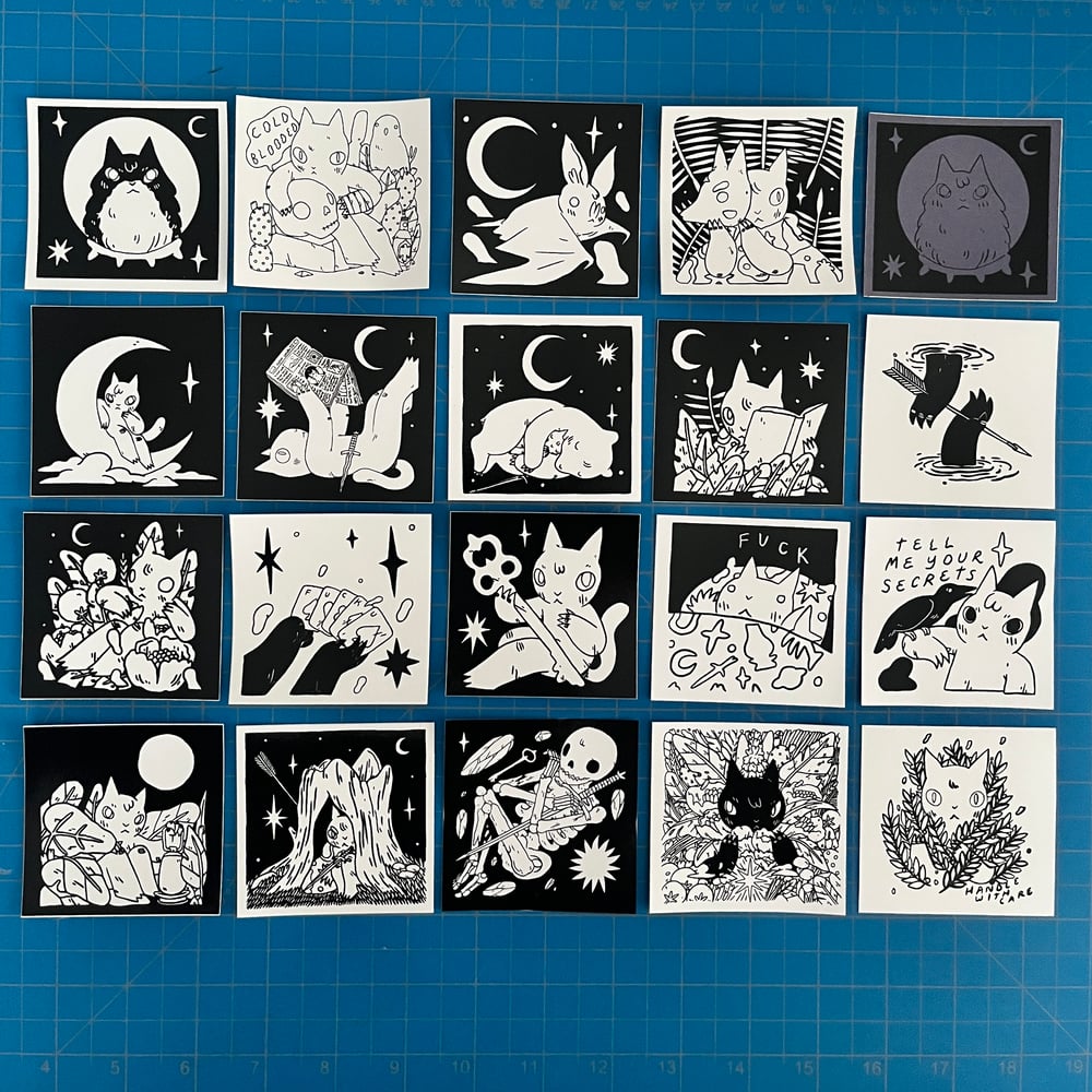 Image of Small Square Stickers