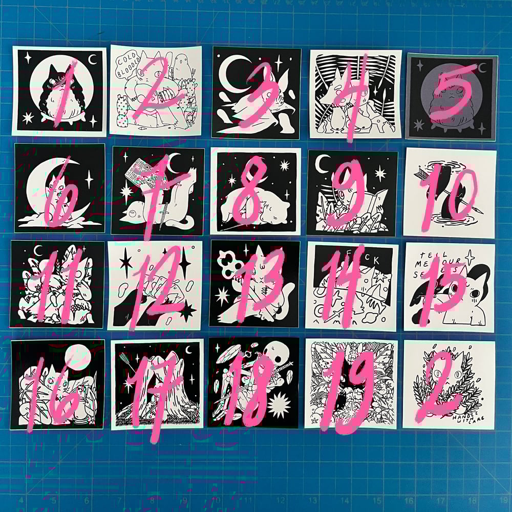 Image of Small Square Stickers