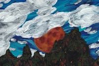 Image 3 of 'Warmer Than Fire' - Glowing Shadows Acrylic on Canvas Panel, 8x10 Framed