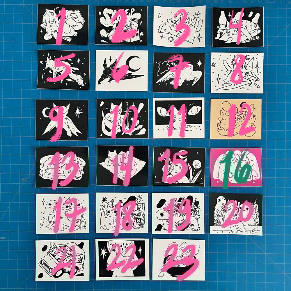 Image of Single Color Sticker Set 2