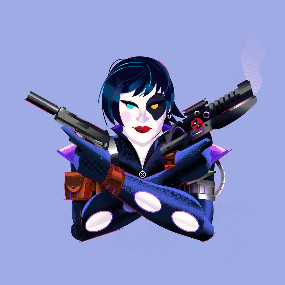 Portrait of Deadpool (Reg. & Cutlery Variant) / Portrait of Domino