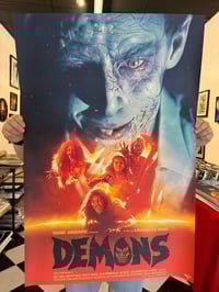 Image 2 of Demons Screenprint by Robert Sammelin 