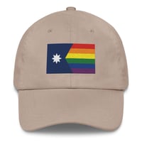 Image 13 of Minnesota Rainbow Pride Flag (6 Stripe) Dad hat