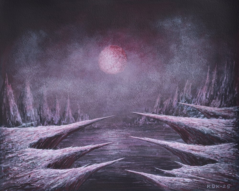 Image of THE GULF OF ANTI-ARKTIK - small original painting