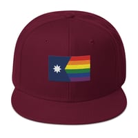 Image 19 of Minnesota Rainbow Pride Flag (6 Stripe) Ballcap