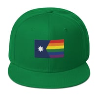 Image 16 of Minnesota Rainbow Pride Flag (6 Stripe) Ballcap