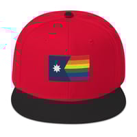 Image 15 of Minnesota Rainbow Pride Flag (6 Stripe) Ballcap